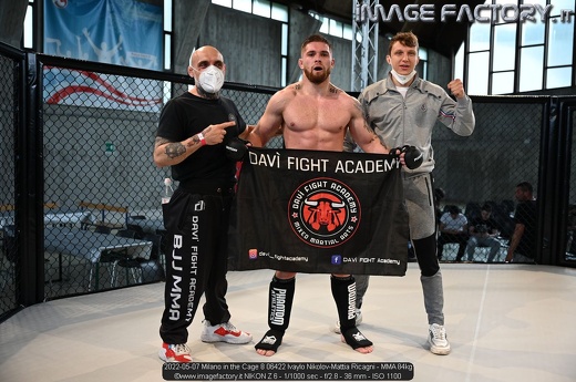 2022-05-07 Milano in the Cage 8 06422 Ivaylo Nikolov-Mattia Ricagni - MMA 84kg